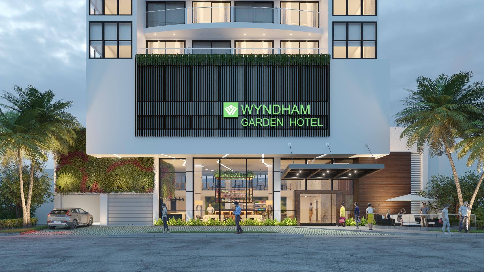 Wyndham Garden Cartagena - Visualización 3D